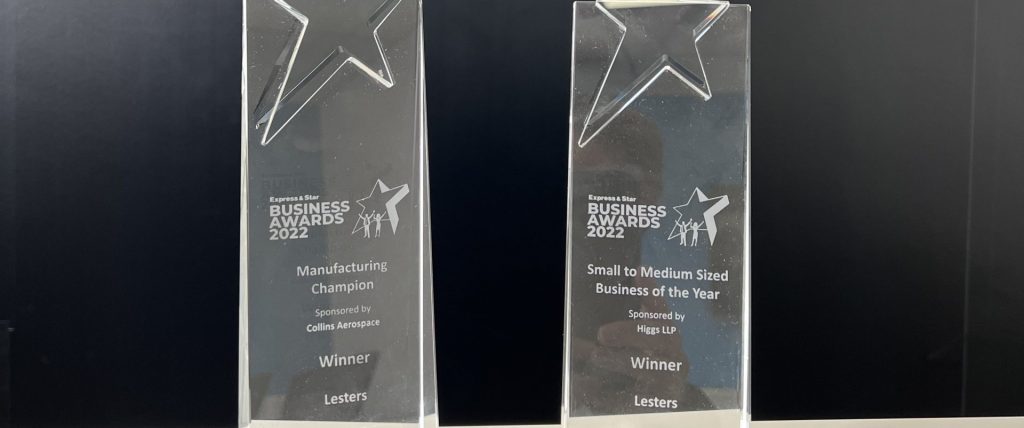 Lesters Celebrates double awards success