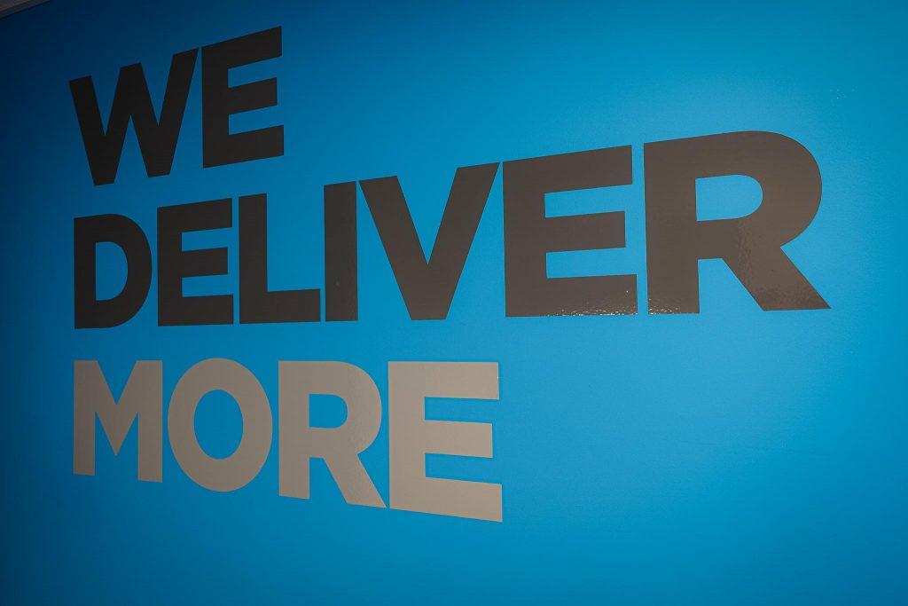 we deliver more